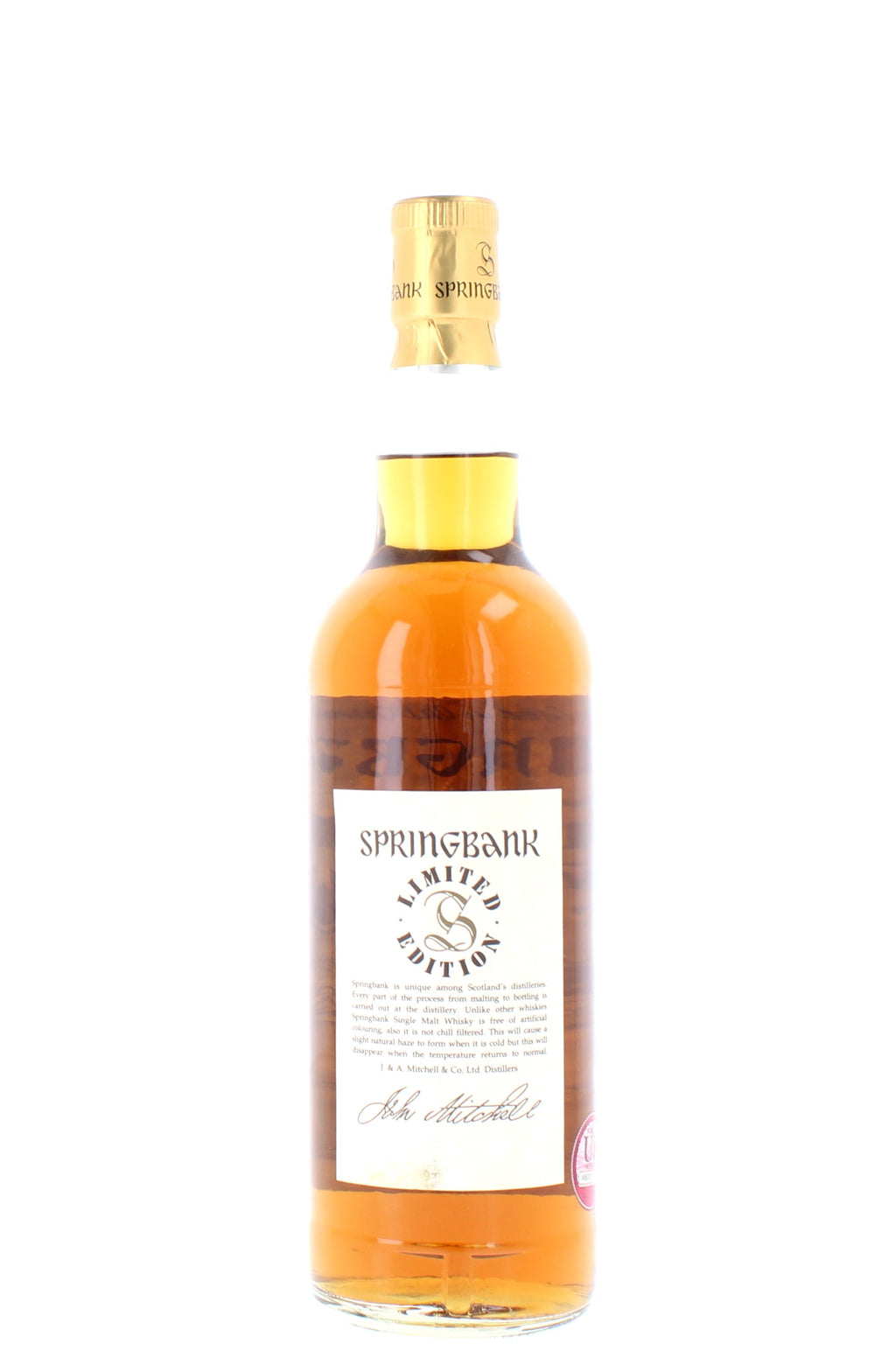 Springbank 45 Year Old Millennium Series Single Malt - 70cl 40.1%