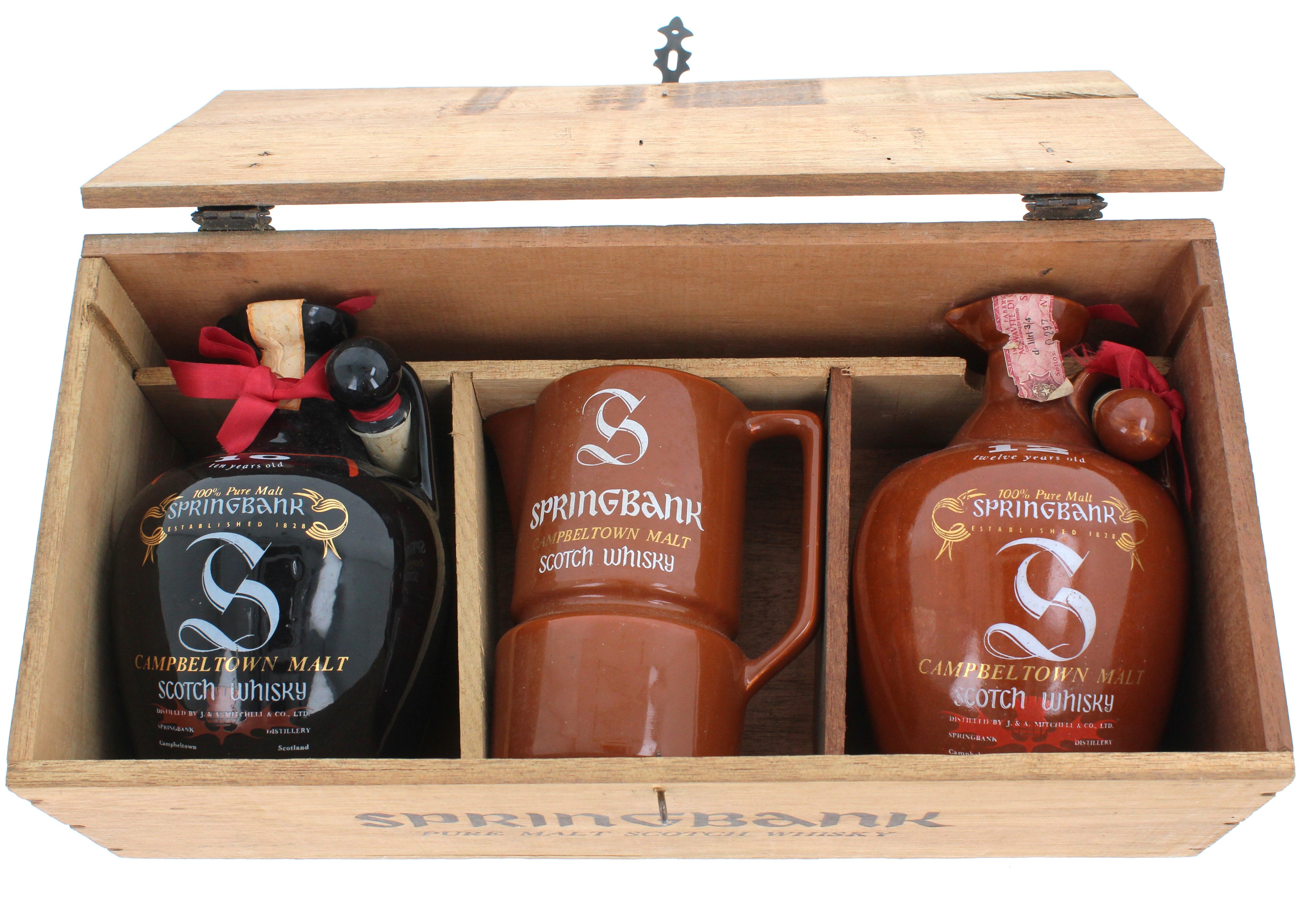 SPRINGBANK 12年 8年　セット Springbank 10 & 12 Year Old Ceramic Set Bottled 1980s Consorzio