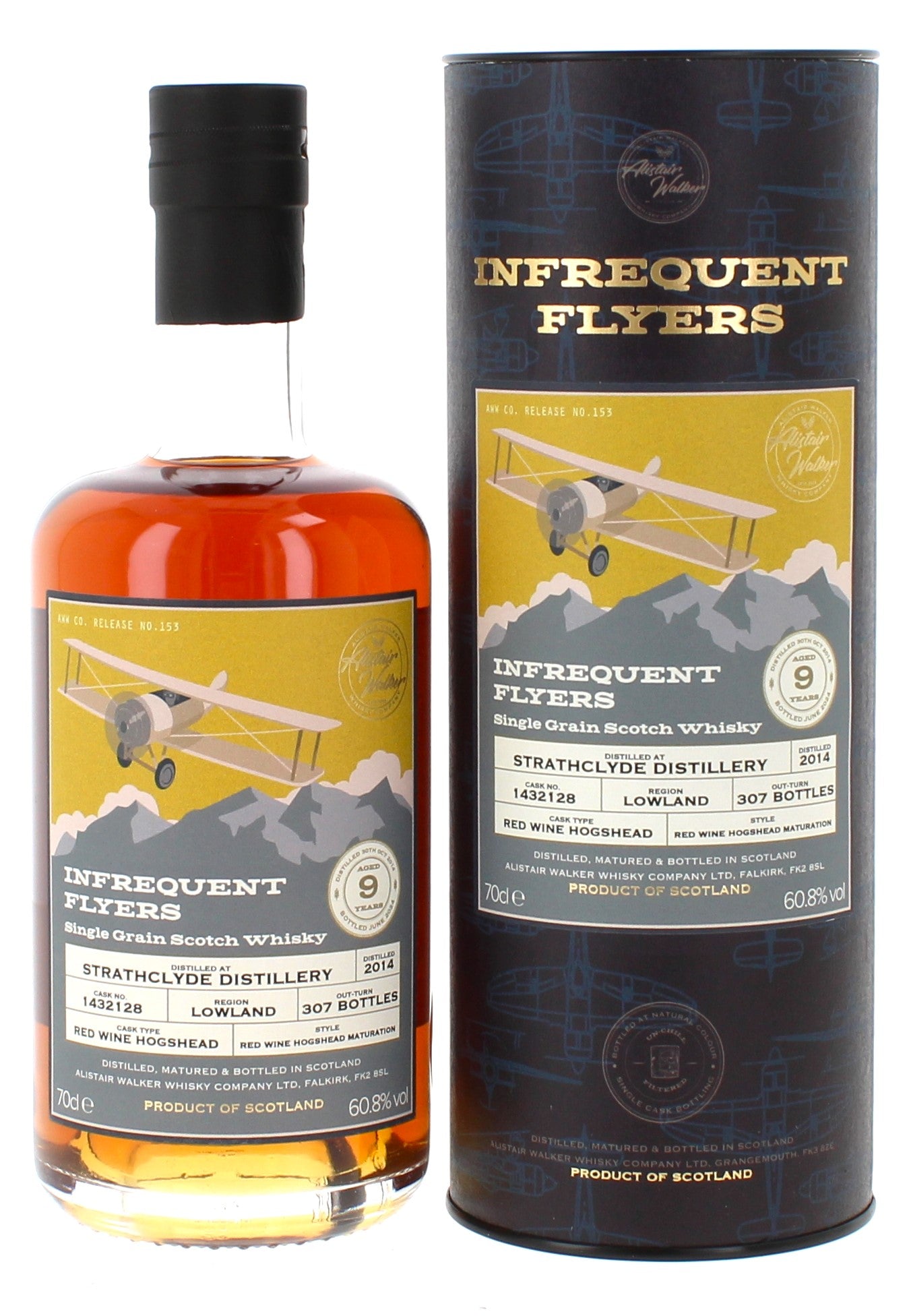 Strathclyde 9 Year Old 2014 Infrequent Flyers - 70cl 60.8% – The