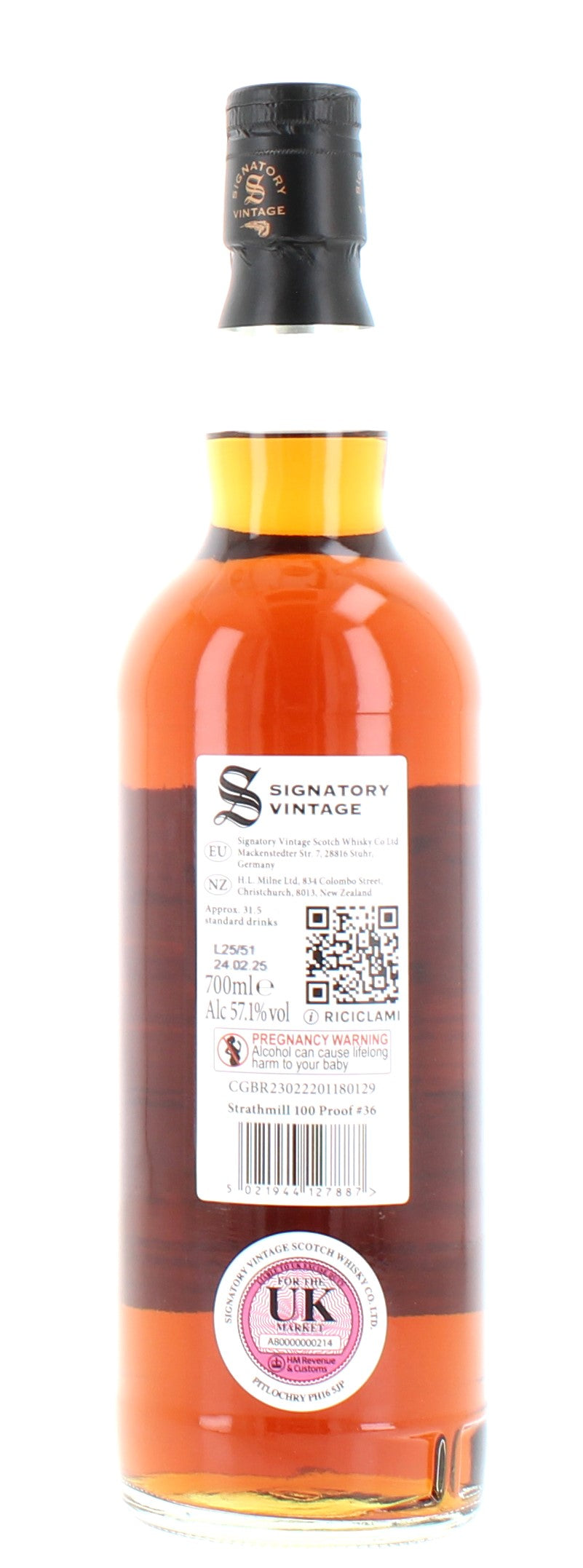Strathmill 12 Year Old 2012 100 Proof #36 - 70cl 57.1%
