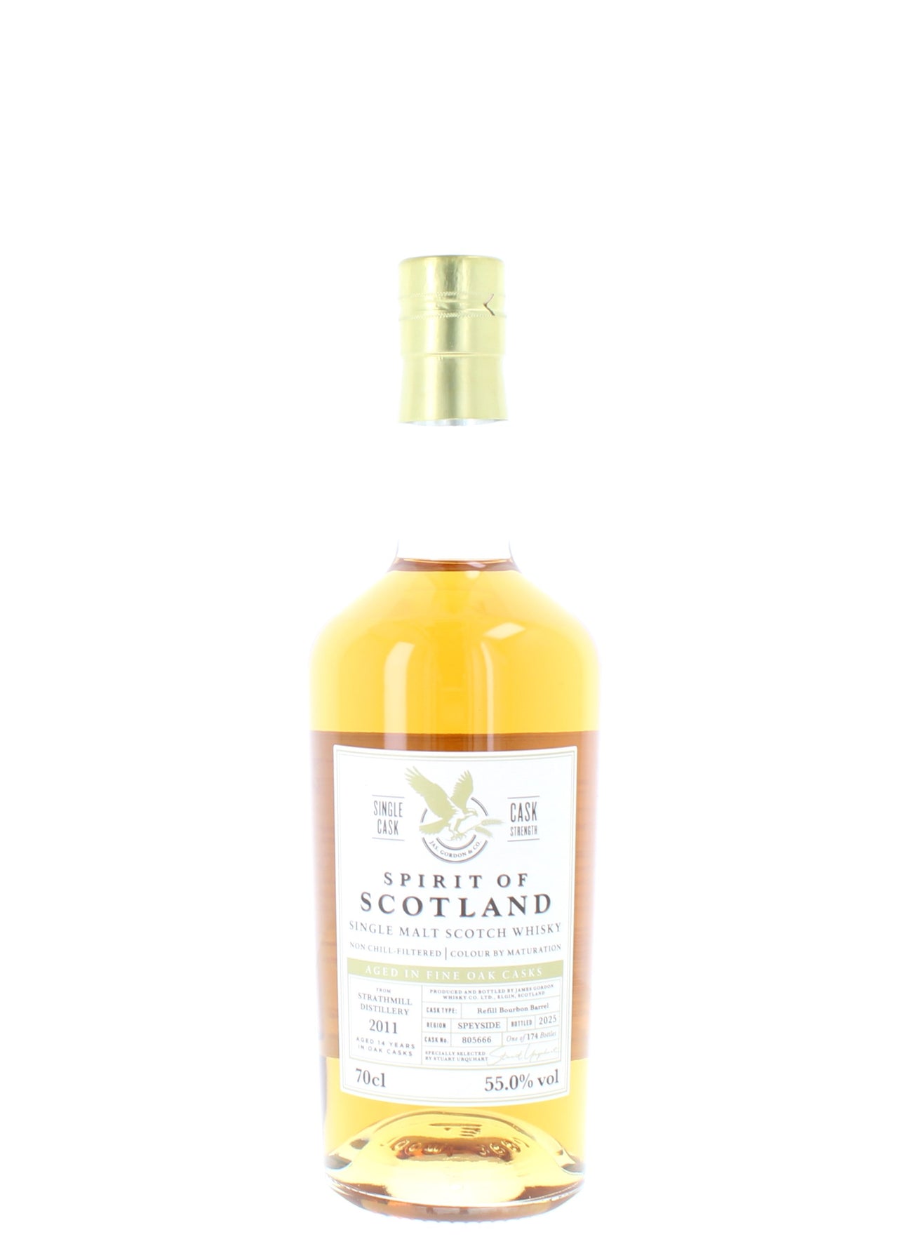 Strathmill 14 Year Old Spirit Of Scotland 2011 Single Malt - 70cl 55.0%