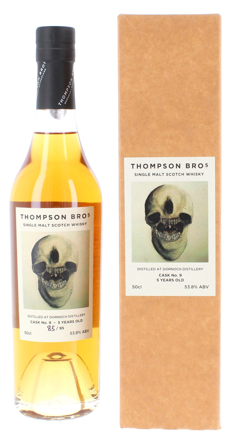 Dornoch 2018  - Thompson Brothers Single Bourbon Cask 5 Year Old #009 50cl 62.5%