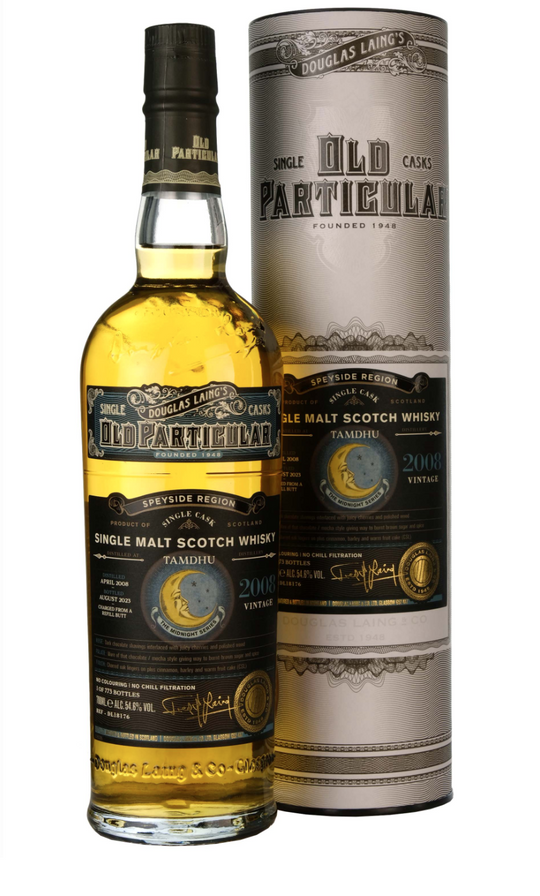 Tamdhu 2008 15 Year Old Old Particular Midnight  70cl 54.6%