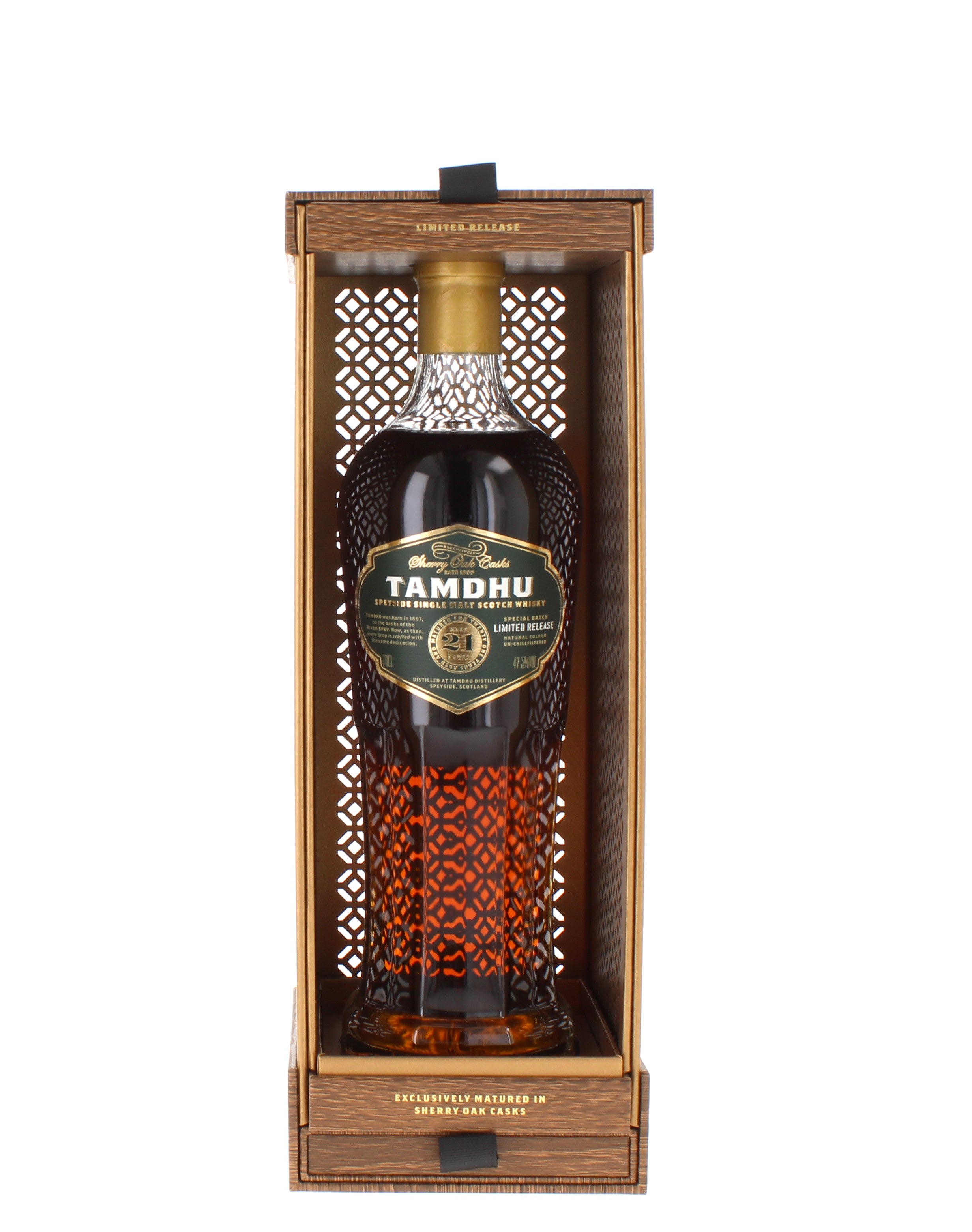 Tamdhu 21 Year Old Speyside Single malt - 70cl 47.5 % – The Really