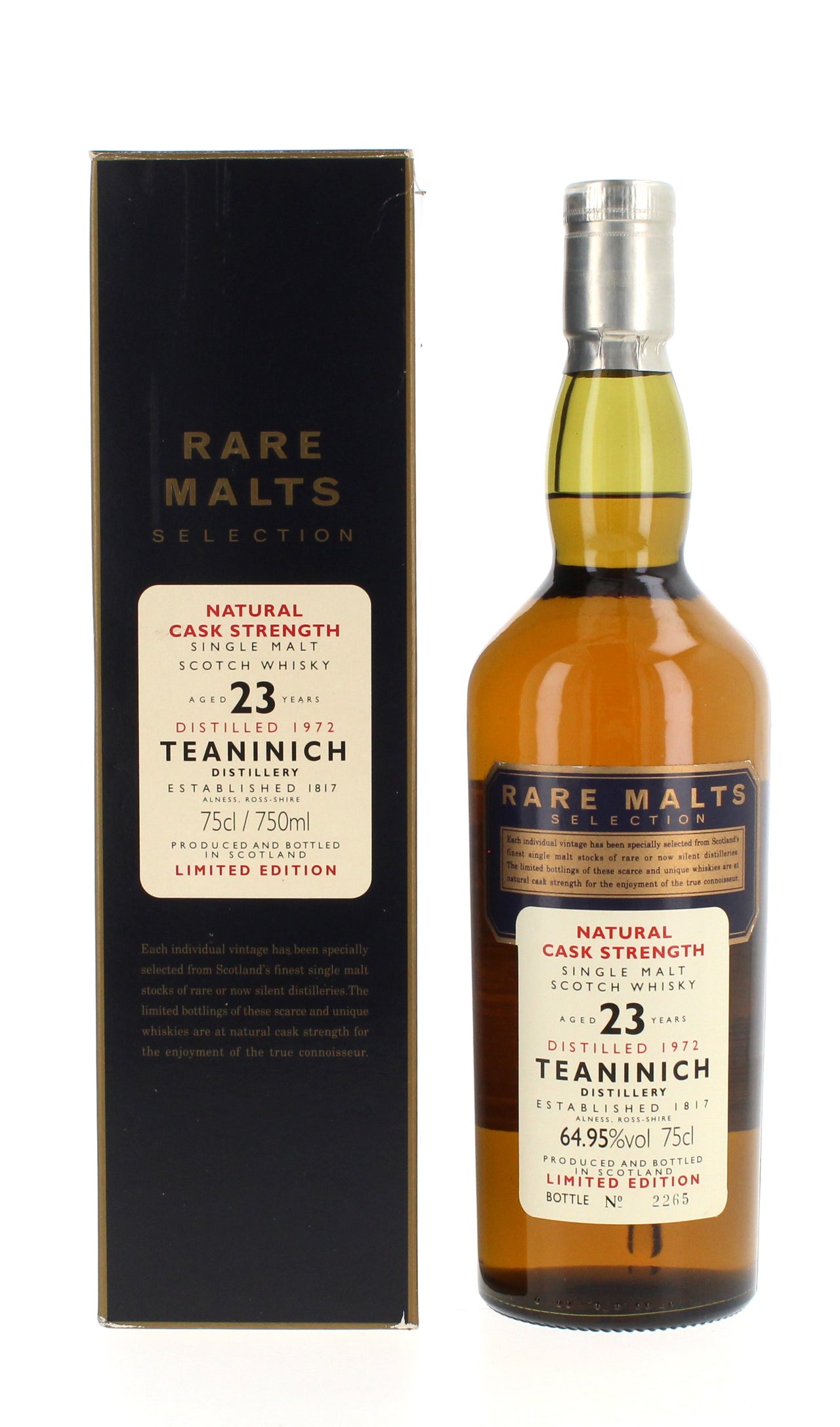 Teaninich 23 Year Old 1972 Rare Malts - 75cl 64.95%