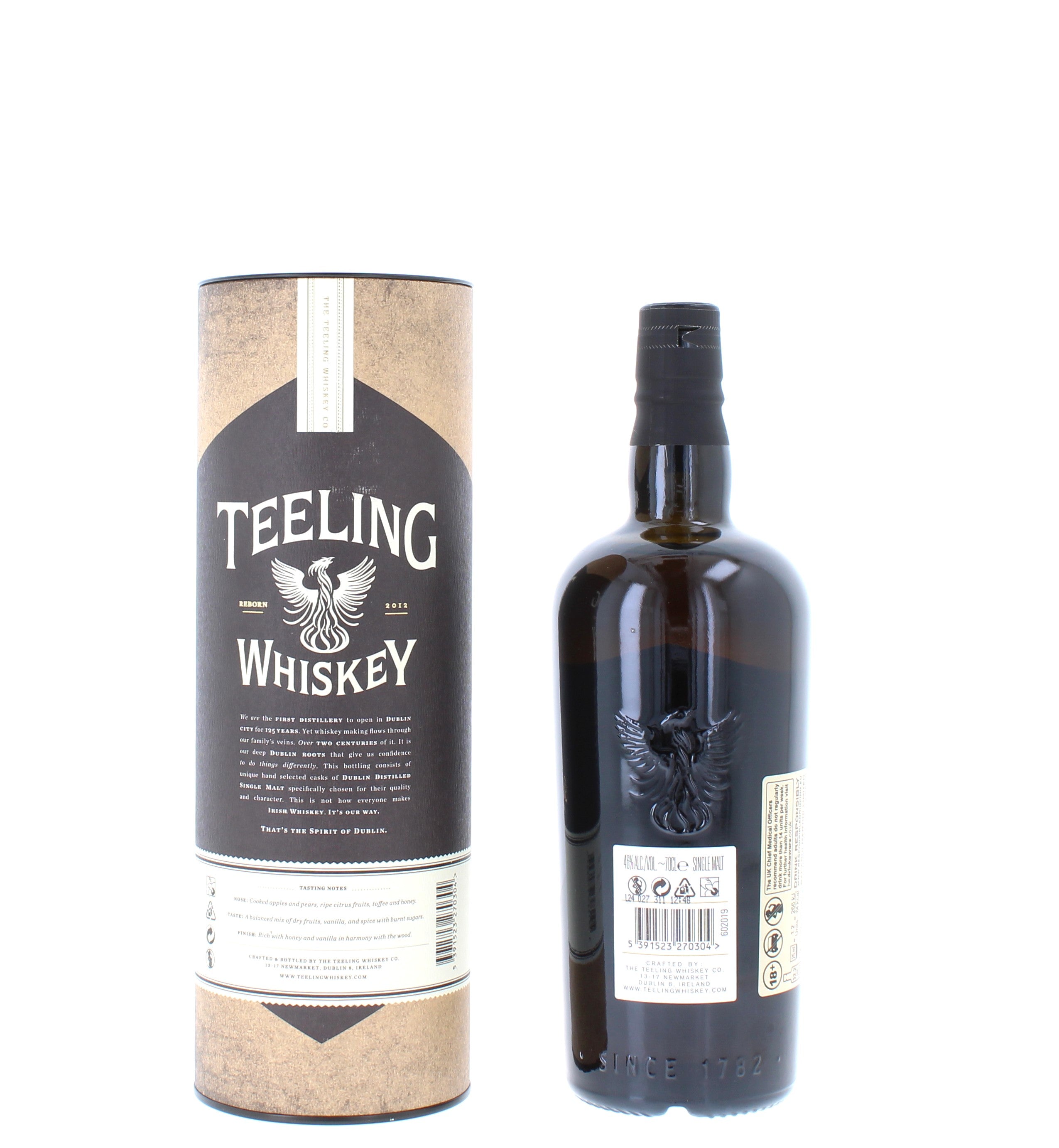 Teeling Whisky Single Malt Irish Whiksy - 70cl 46%