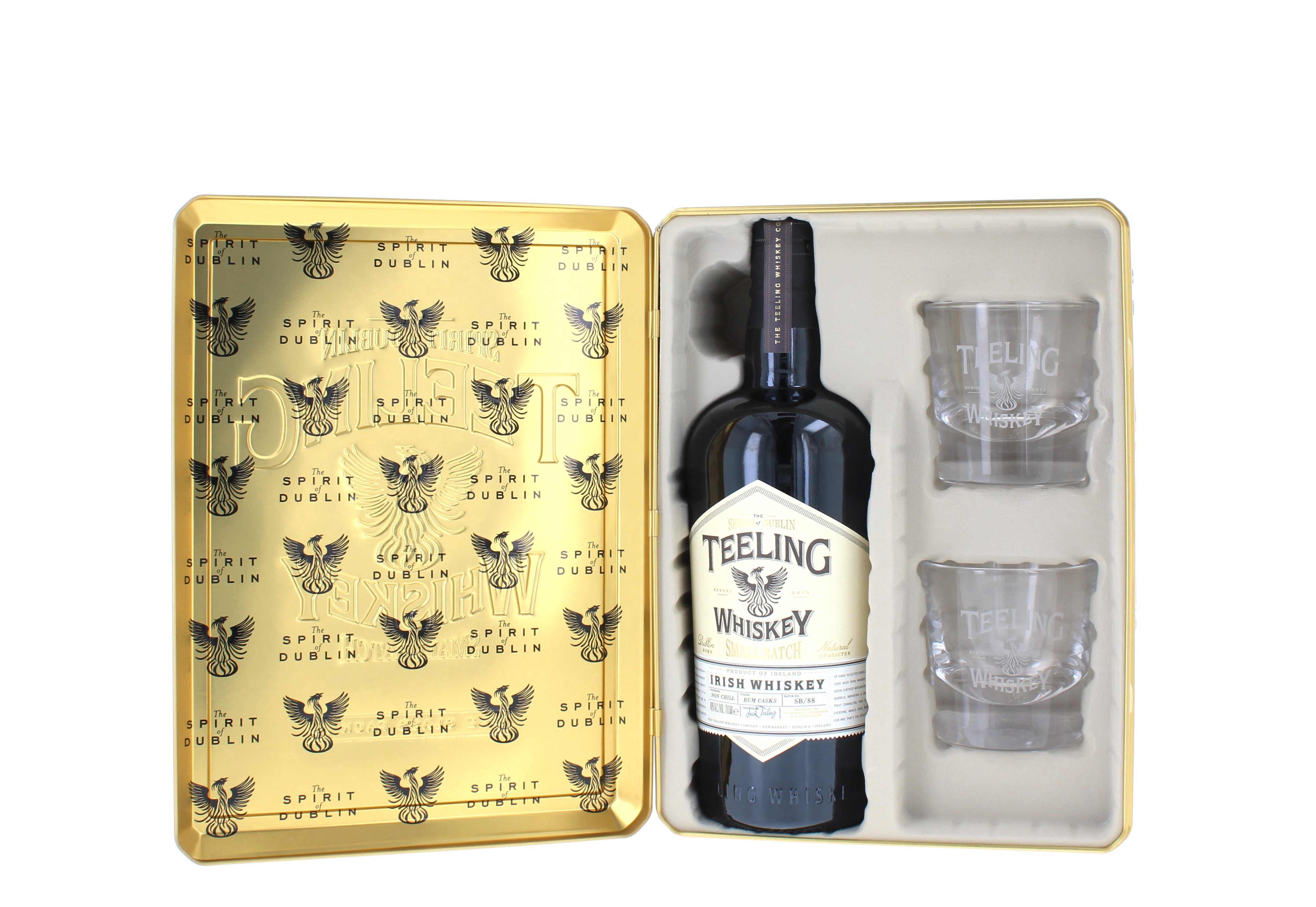 Teeling Small Batch Irish Whisky 2 Glass Pack - 70cl 46%