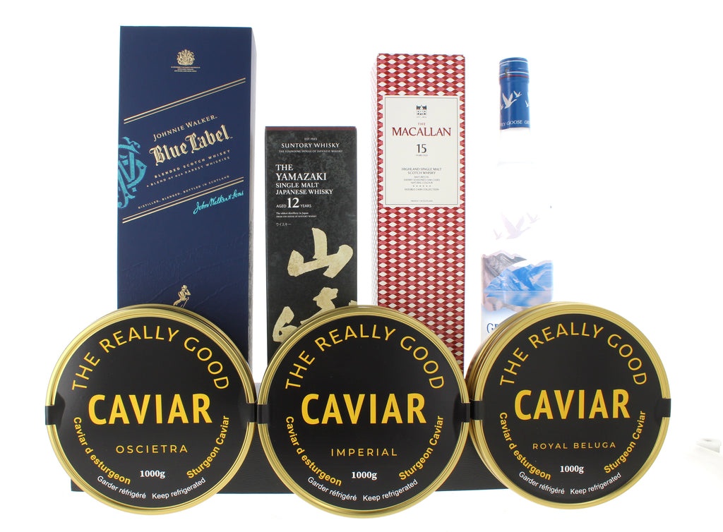 The Ultimate Caviar Party Experience – with Three Exceptional Whiskies & Premium Vodka