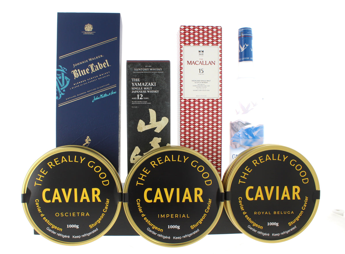 The Ultimate Caviar Party Experience – with Three Exceptional Whiskies & Premium Vodka