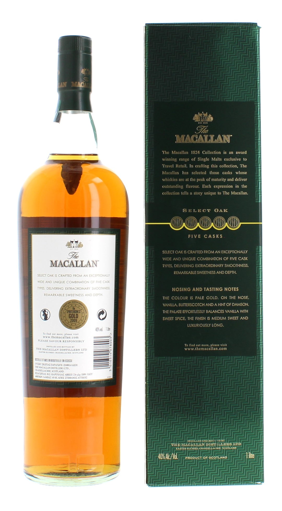 The Macallan Select Oak Highland Single Malt - 1L 40%