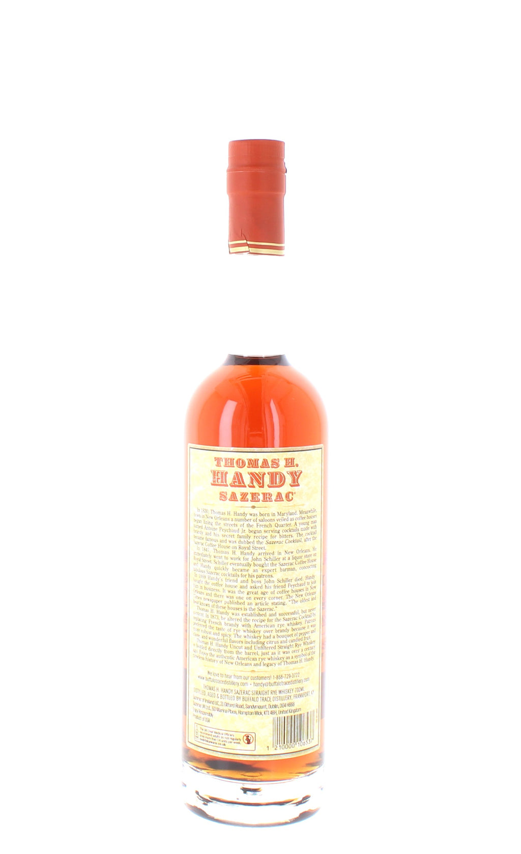 Thomas Handy Sazerac Straight Rye Whiskey - 70cl 64.9%