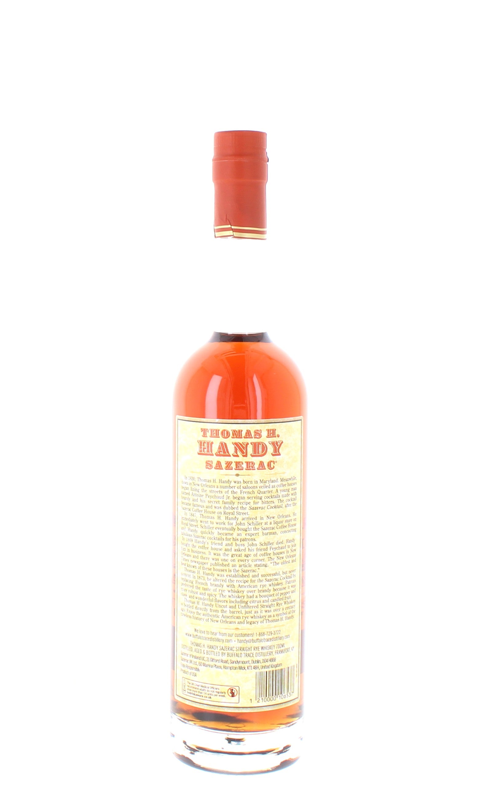 Thomas Handy Sazerac Straight Rye Whiskey - 70cl 64.9%