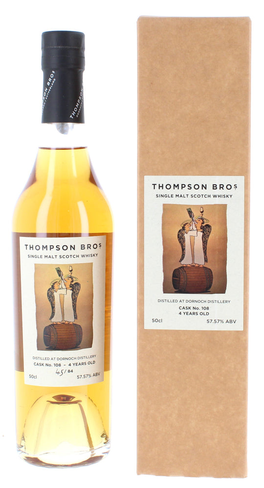 Dornoch 2018  - Thompson Brothers Single Rye Cask 4 Year Old #108 50cl 57.57%