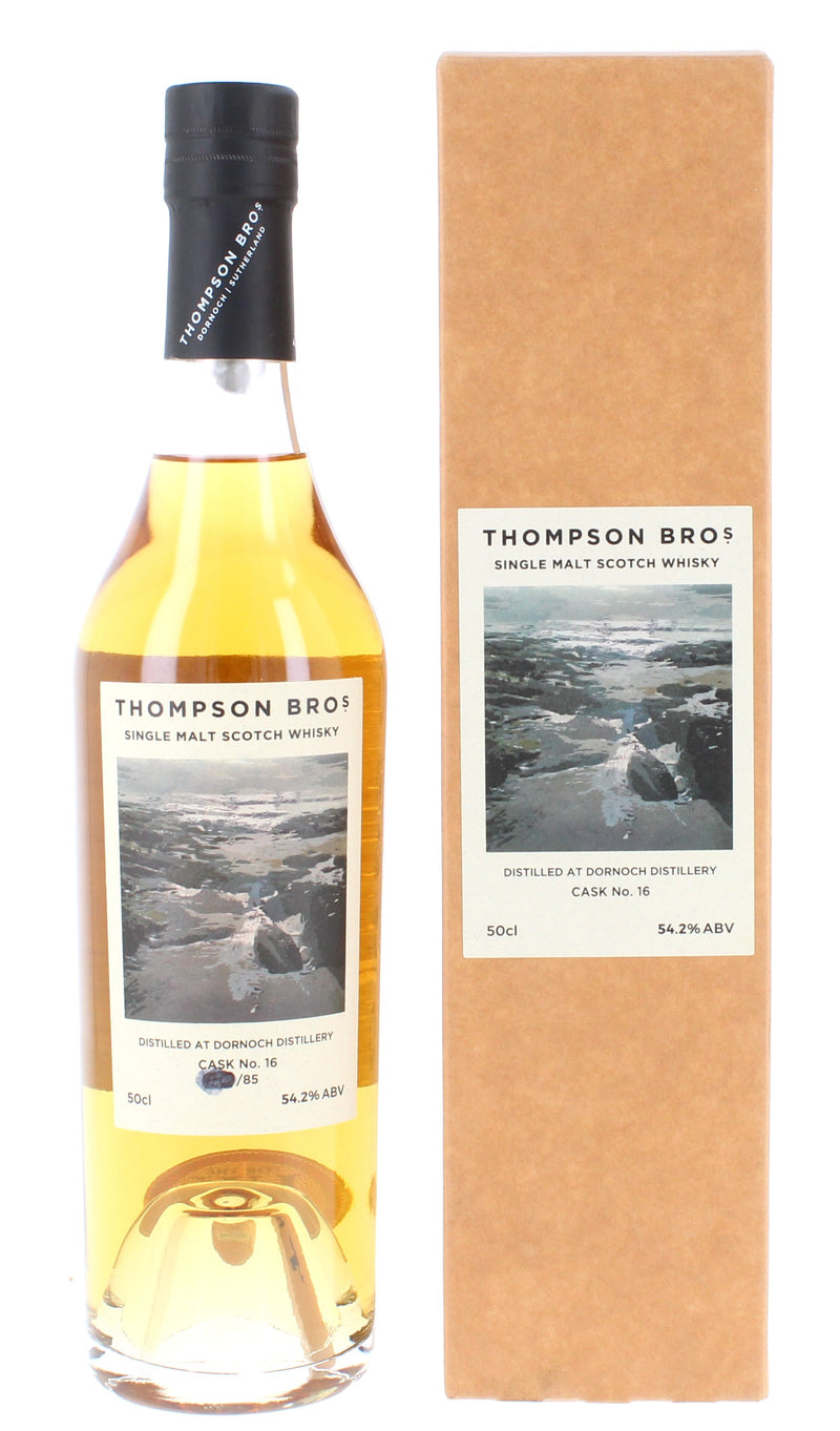 Dornoch 2017  - Thompson Brothers Single Bourbon Cask 4 Year Old #016 50cl 54.2%