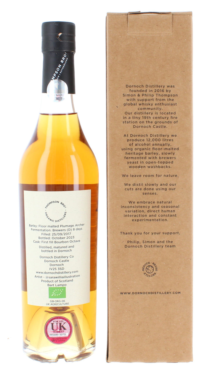 Dornoch 2017  - Thompson Brothers Single Bourbon Cask 6 Year Old #027 50cl 59.5%