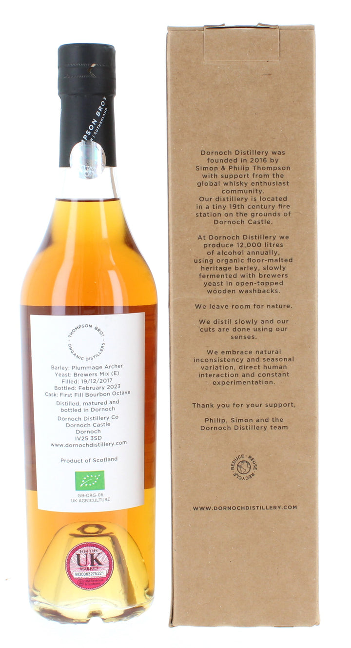 Dornoch 2017  - Thompson Brothers Single Bourbon Cask 5 Year Old #046 50cl 57.9%