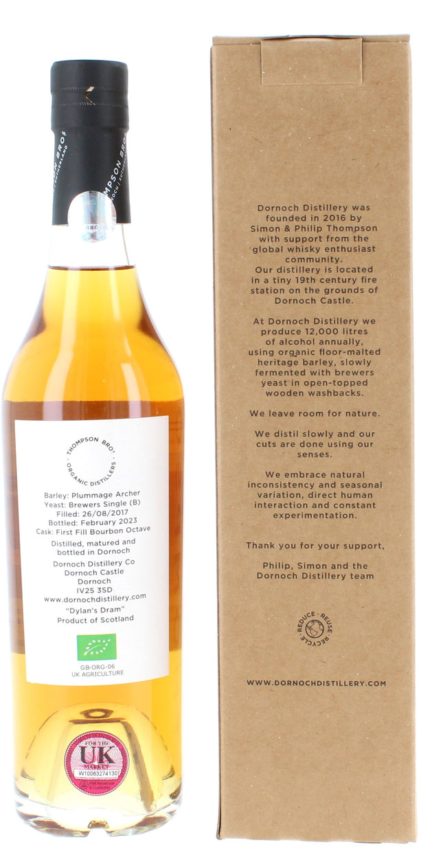 Dornoch 2017  - Thompson Brothers Single Bourbon Cask 5 Year Old #014 50cl 58.4%