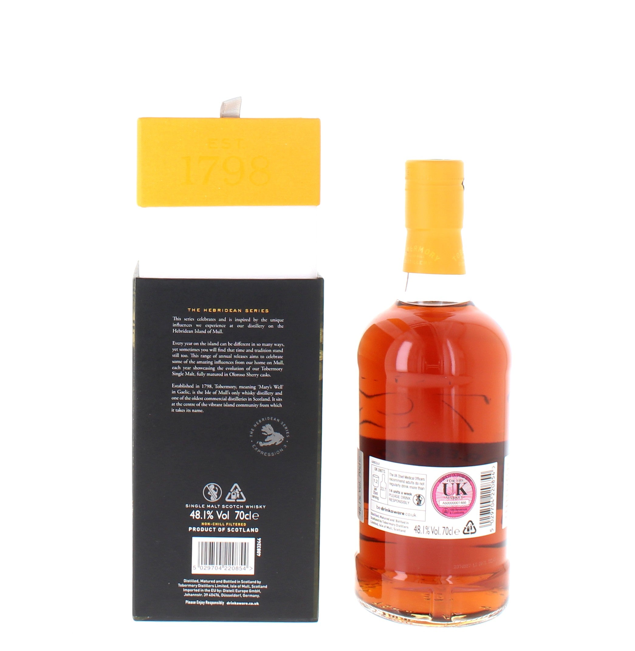 Tobermory 25 Year Old 1996 Single Malt - 70cl 48.1%