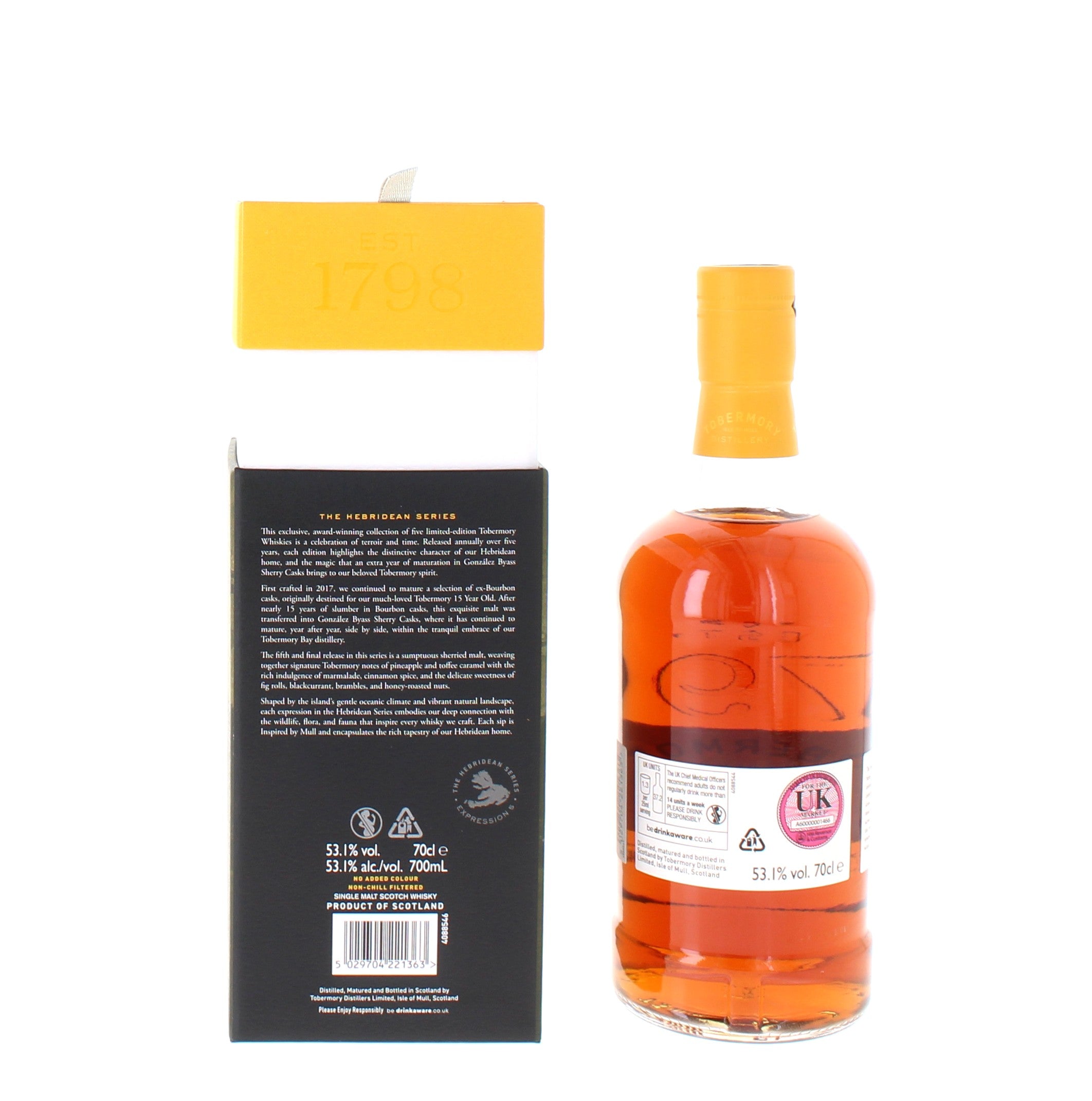 Tobermory 27 Year Old Single Malt - 70cl 53.1%