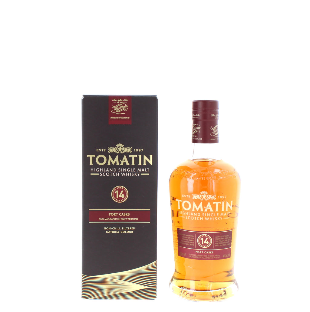 Tomatin 14 Year Old Port Wood Finish Single Malt Scotch Whisky - 70cl 46%