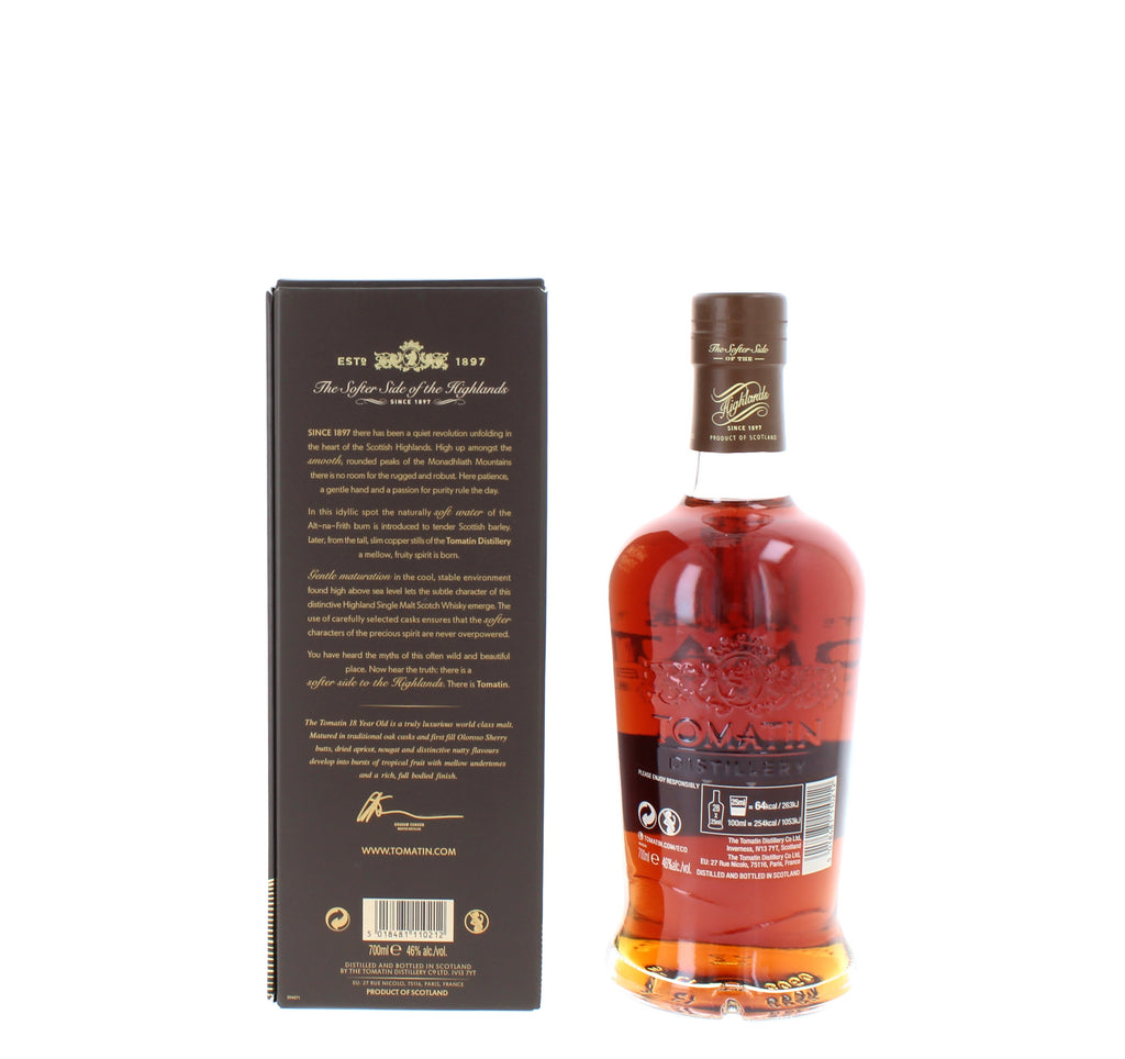Tomatin 18 Year Old Oloroso Sherry Cask Single Malt - 70cl 46%