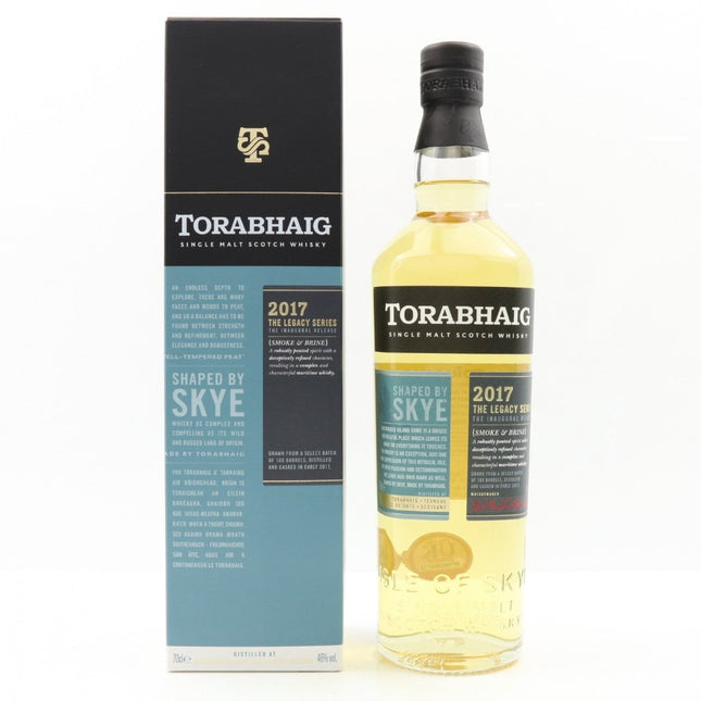 Torabhaig Legacy 2017 The Inaugural Release Single Malt Scotch Whisky - 70cl 46%