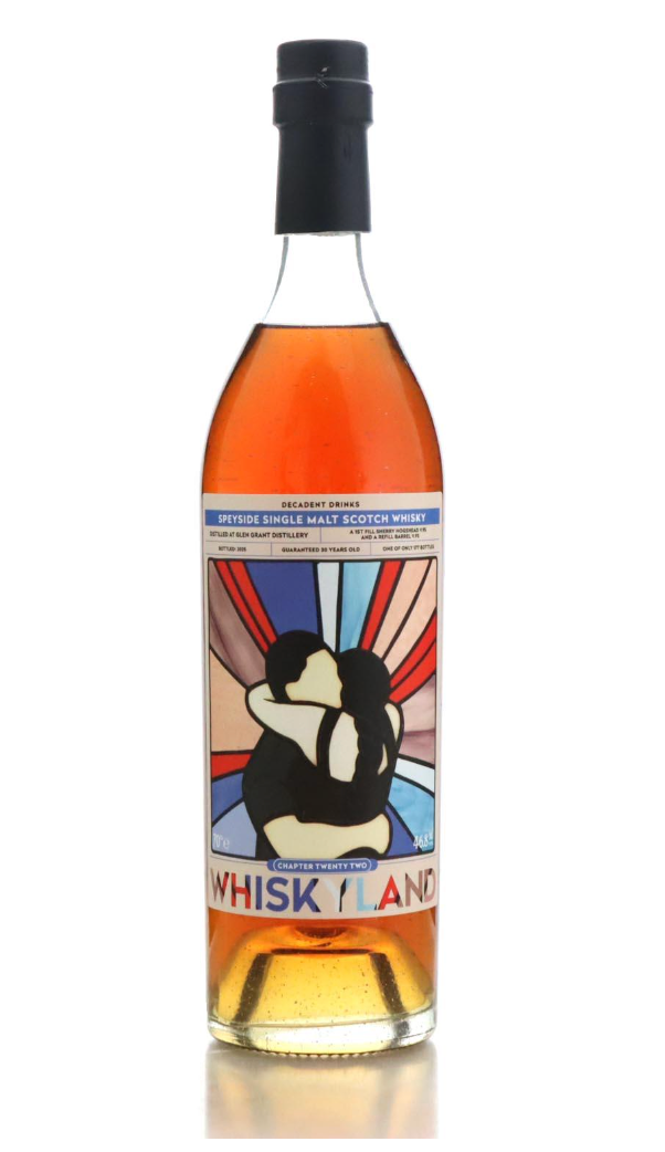 Whiskyland Chapter Twenty Two Glen Grant 30 Year Old 1993 Decadent Drams (Decadent Drinks) - 70cl 46.8%