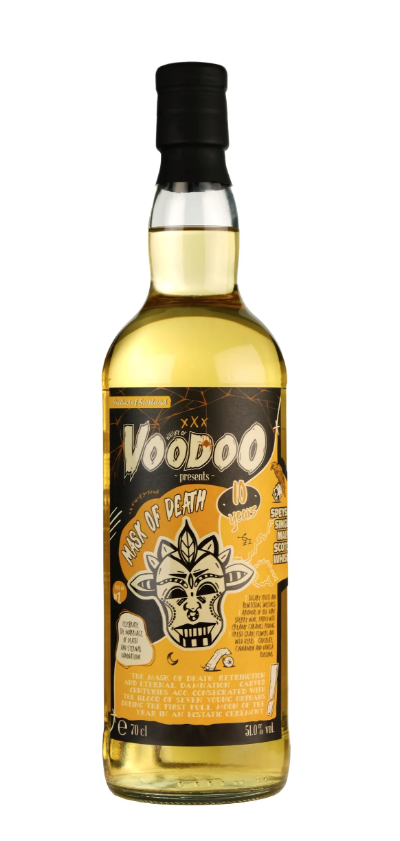 Voodoo Mask of Death II 10 Year Old Speyside Single Malt Scotch Whisky - 70cl 55%