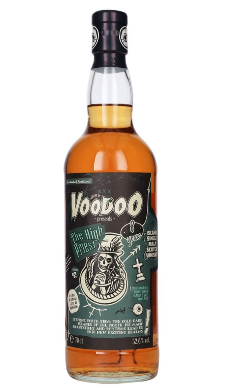 Voodoo The High Priest 8 Year Old Island Single Malt Scotch Whisky - 70cl 52.6%