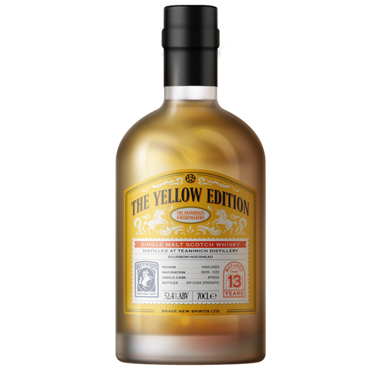 Teaninich 13 Year Old 2008 Yellow Edition Single Malt Scotch Whisky - 70cl 52.4%