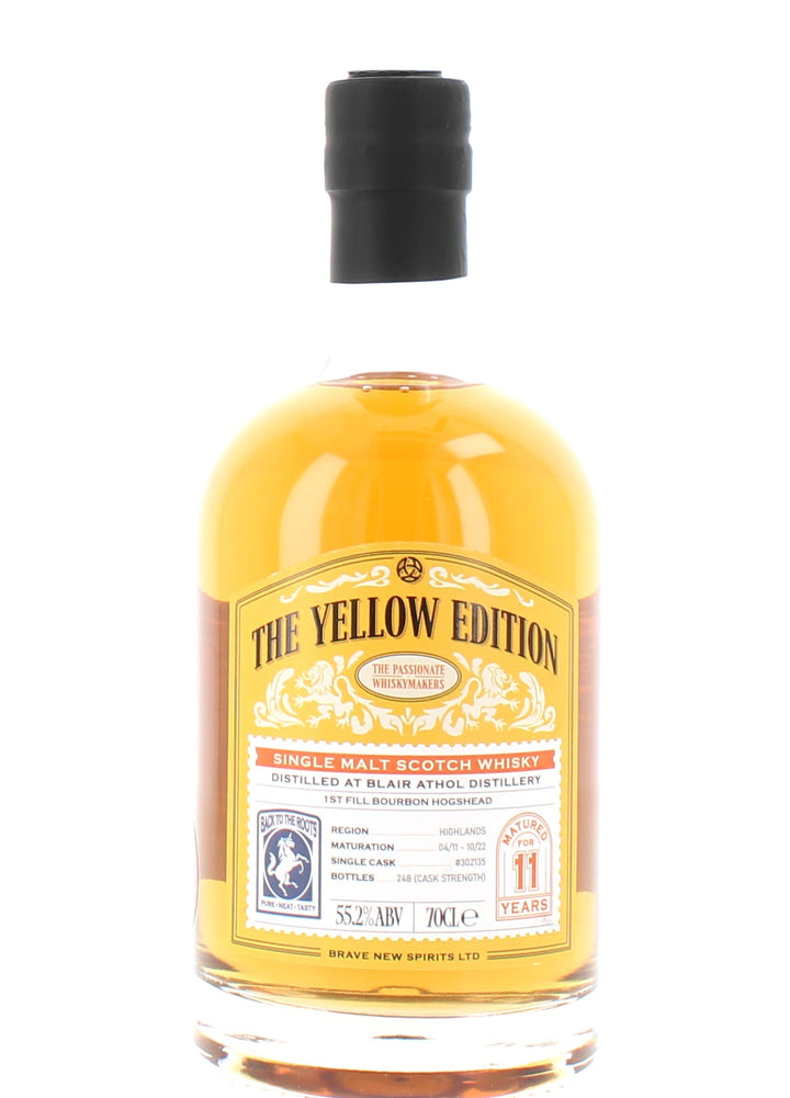 Blair Athol 11 Year Old 2011 Brave New Spirits The Yellow Edition Single Malt - 70cl 55.2%