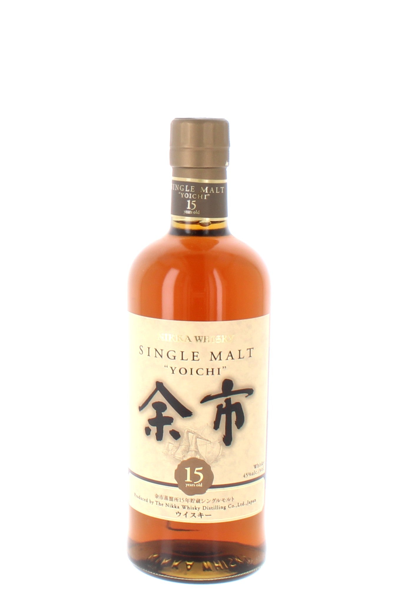 Yoichi 15 Year Old Single Malt - 70cl 45% - No Box