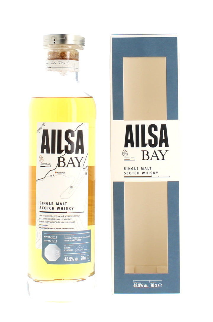 Ailsa Bay Single Malt - 70cl 48.9%