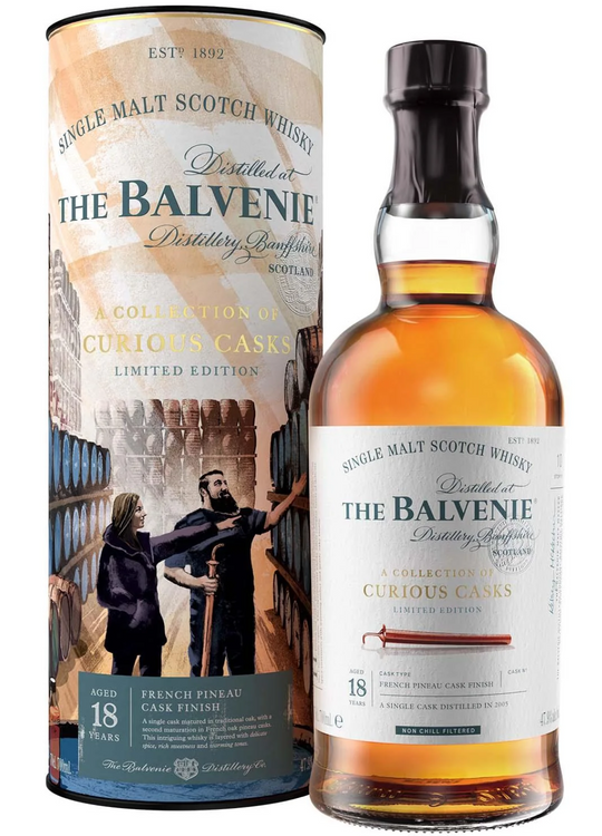 Balvenie 18 French Pineau Cask Finish Curios Cask Series 70cl 47.9%