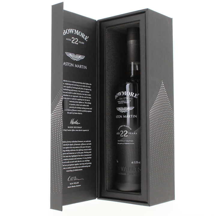 Bowmore 22 Year Old Aston Martin Masters Select 2023 Release Single Malt Scotch Whisky - 70cl 51%