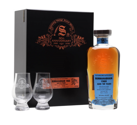 Bunnahabhain 1968 50 Year Old Signatory 30th Anniversary 70cl 41.8%