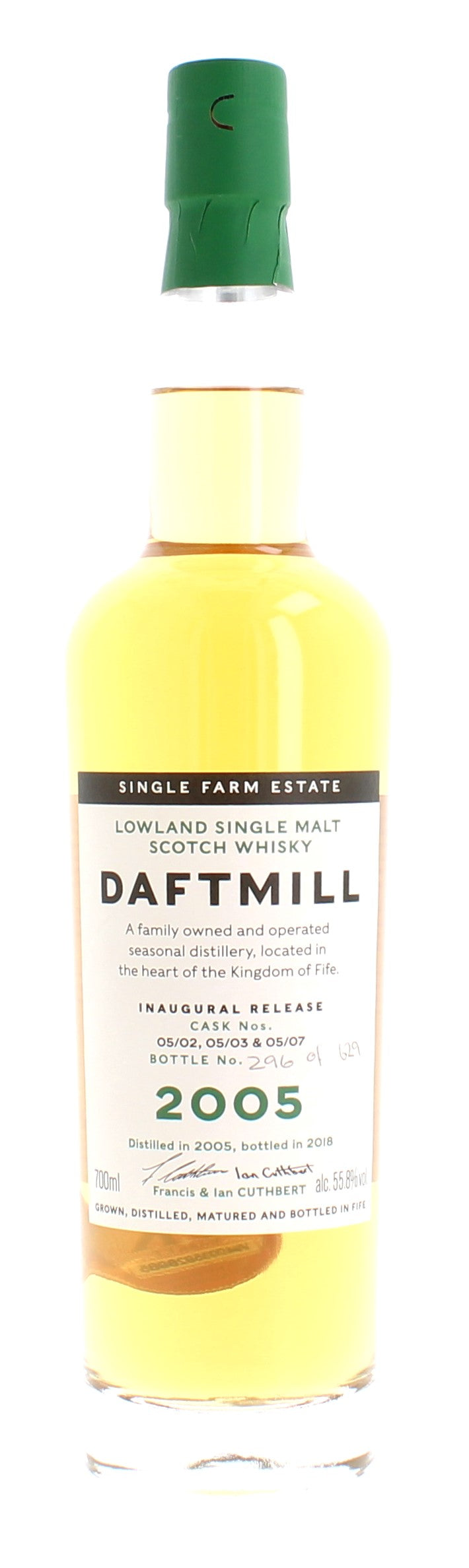 Daftmill 12 Year 2005 Old Inaugural Release Single Malt - 70cl 55.8%