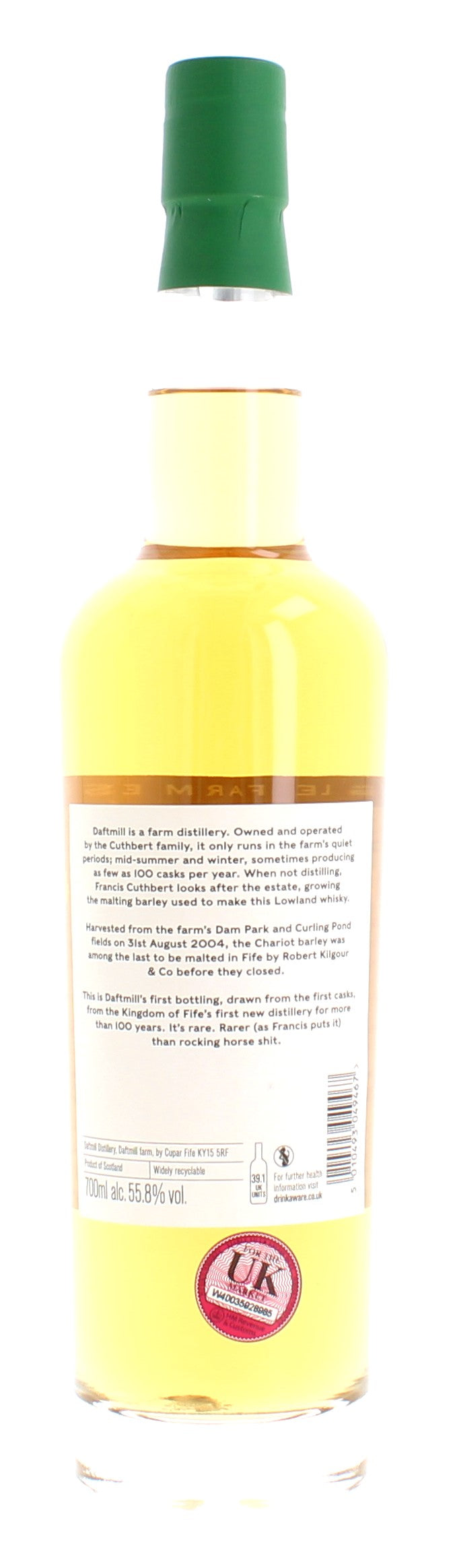 Daftmill 12 Year 2005 Old Inaugural Release Single Malt - 70cl 55.8%