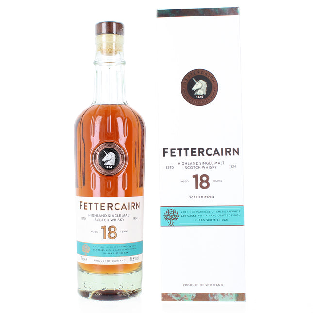 Fettercairn 18 Year Old Scottish Oak Cask Single Malt Scotch Whisky - 70cl 46.8%