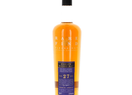 Rare Find 27 Year Old Highland Blended Malt Scotch Whisky - 70cl 52.3%
