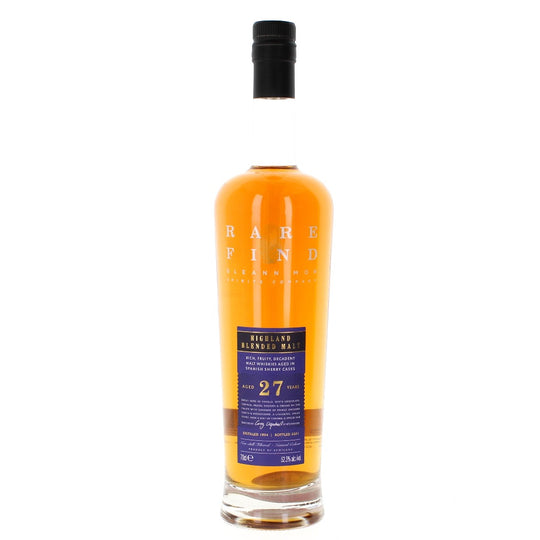 Rare Find 27 Year Old Highland Blended Malt Scotch Whisky - 70cl 52.3%