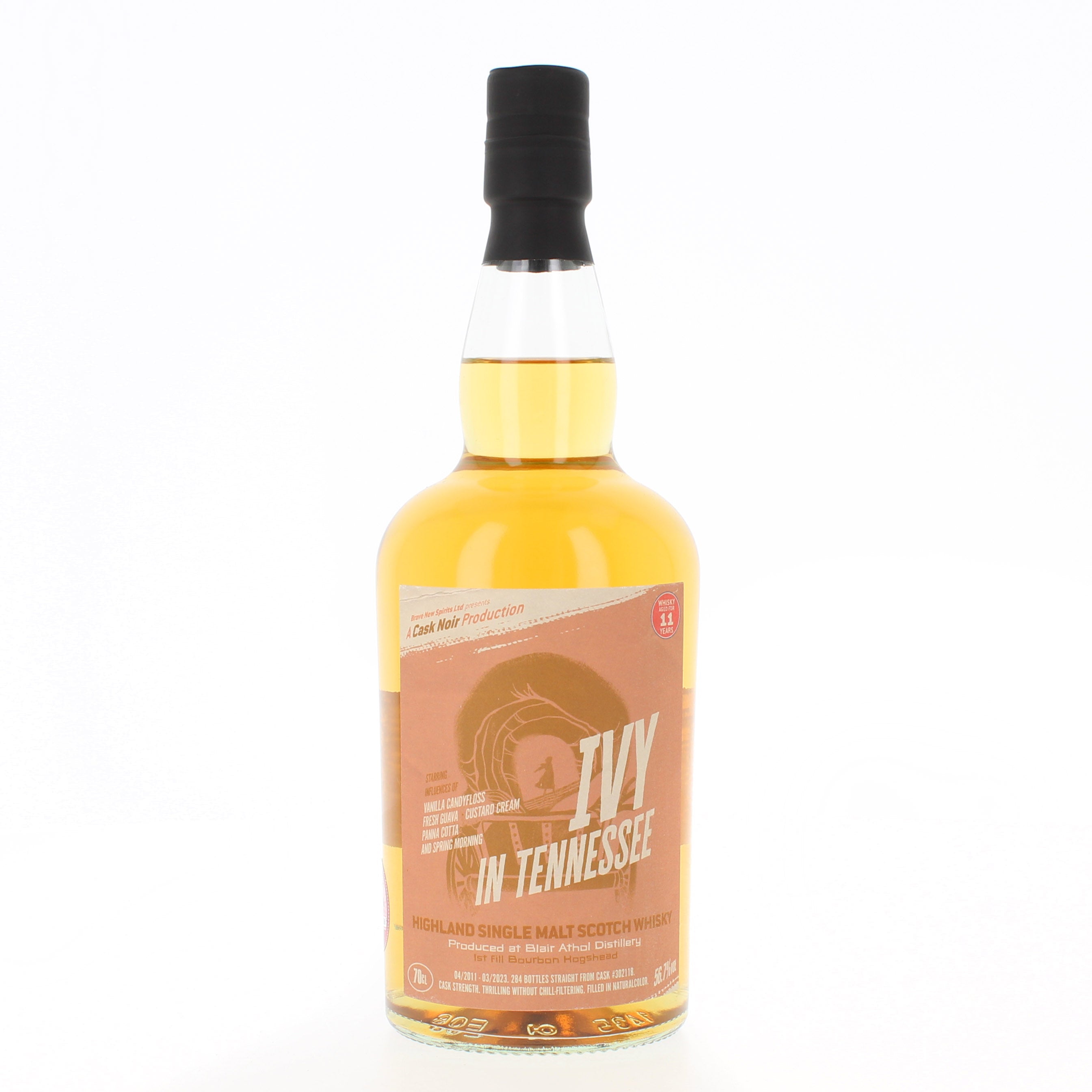 Blair Athol 11 Year Old Cask Noir Ivy in Tennessee Single Malt Scotch Whisky - 70cl 56.7%