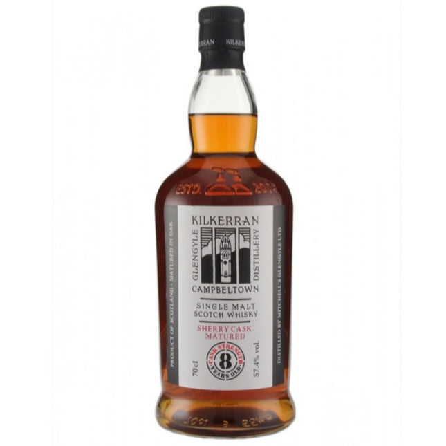 Kilkerran 8 Year Old Sherry Cask Matured Single Malt Scotch Whisky - 70cl 57.4%