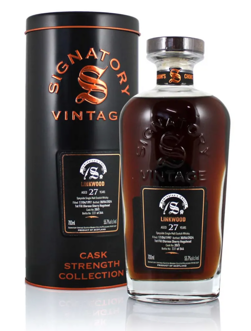 Linkwood 1997 27 Year Old, Signatory Vintage 70cl 55.7%