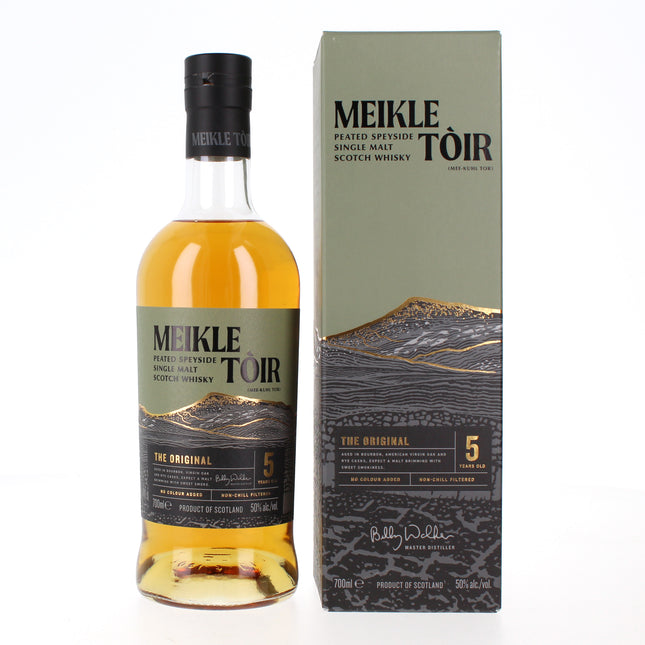 Meikle Toir 5 Year Old The Original Single Malt Scotch Whisky - 70cl 50%