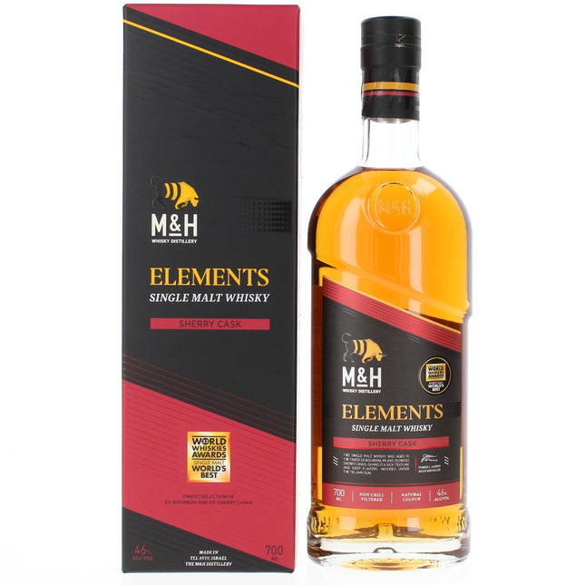 Milk & Honey Elements Sherry Single Malt Israeli Whisky - 70cl 46%
