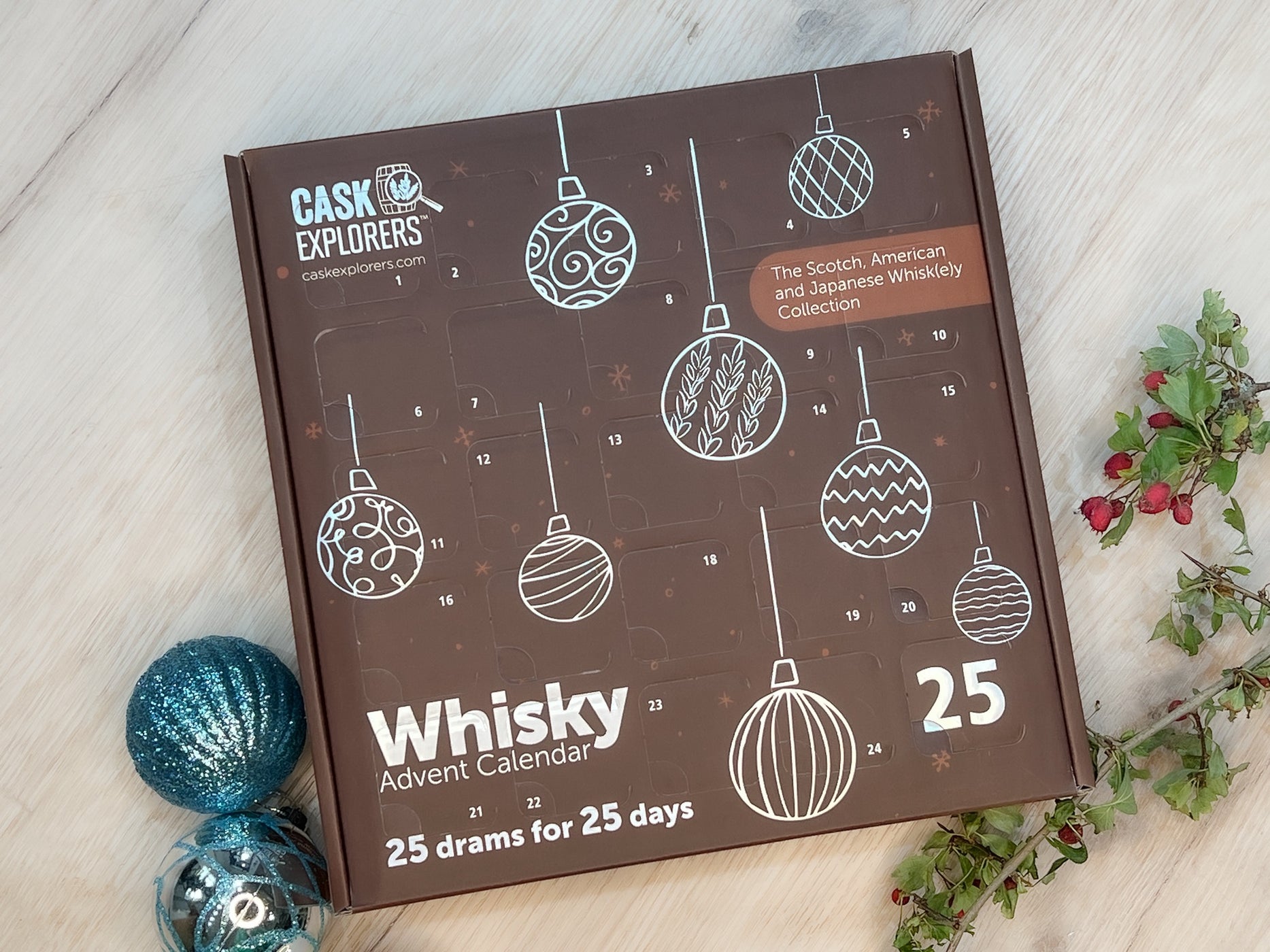 Whisky Advent Calendar Scotch/USA/Japanese Collection 25 Days 25x3