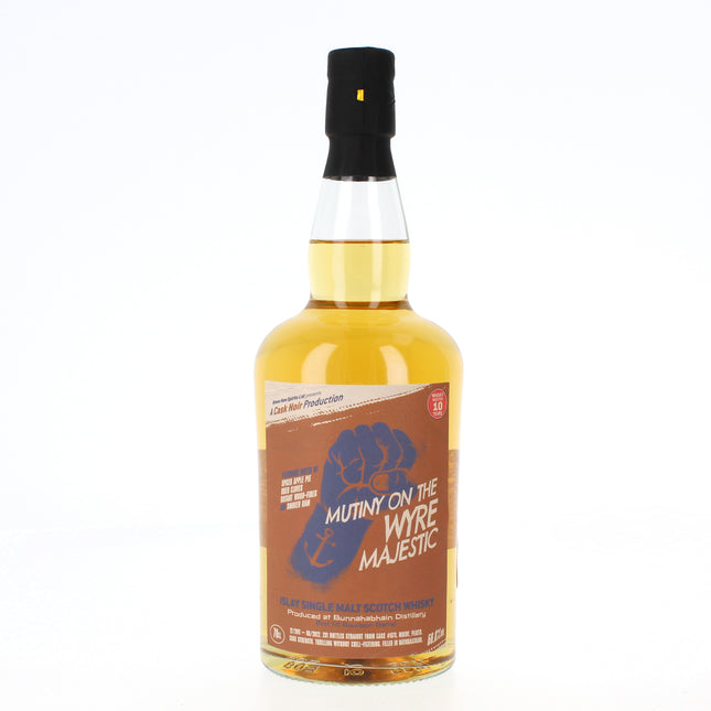Bunnahabhain Moine 10 Year Old Cask Noir Mutiny on The Wire Majestic Single Malt Scotch Whisky - 70cl 56.8%