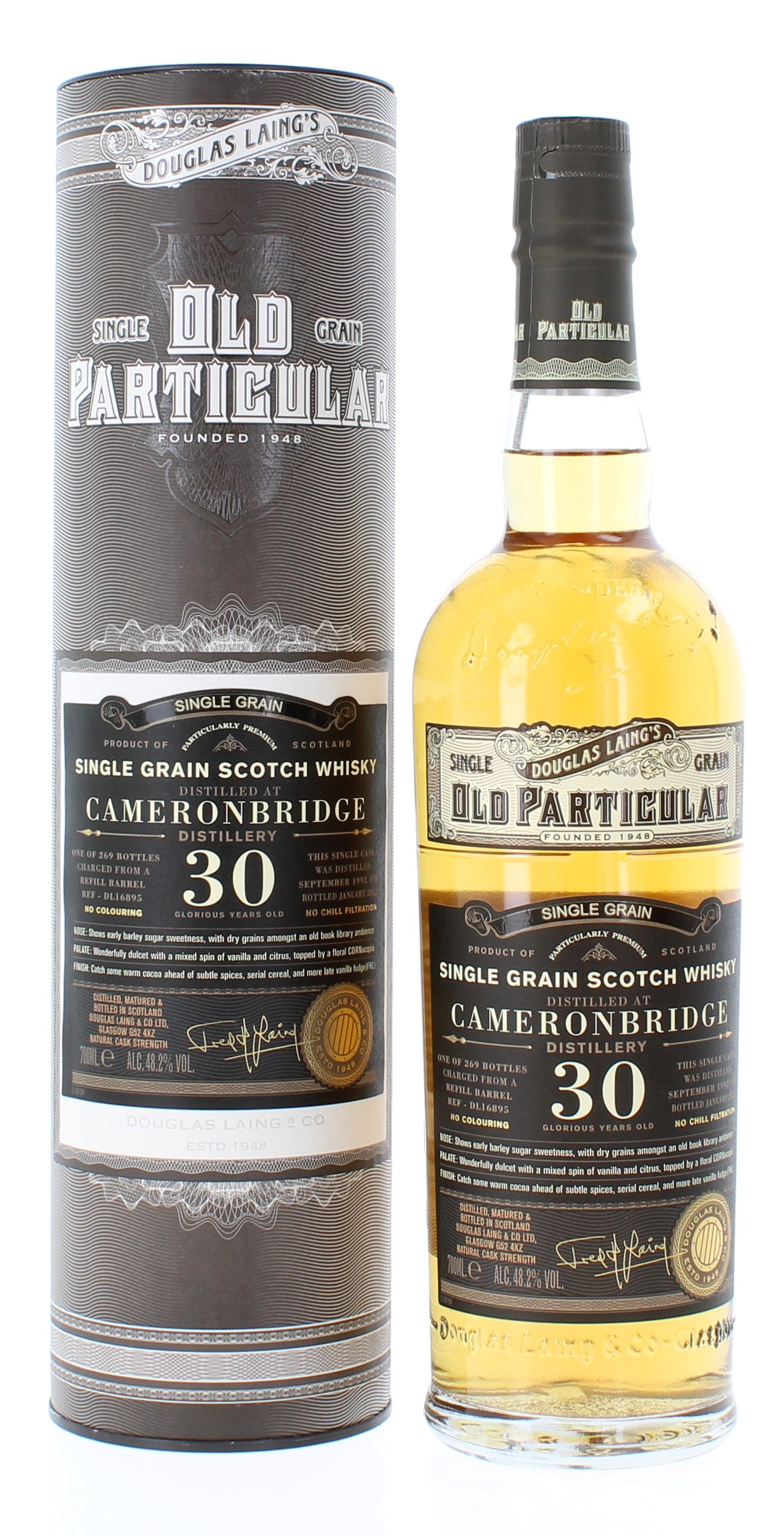 Cameronbridge Old Particular 30 Year Old - 70cl 48.2%
