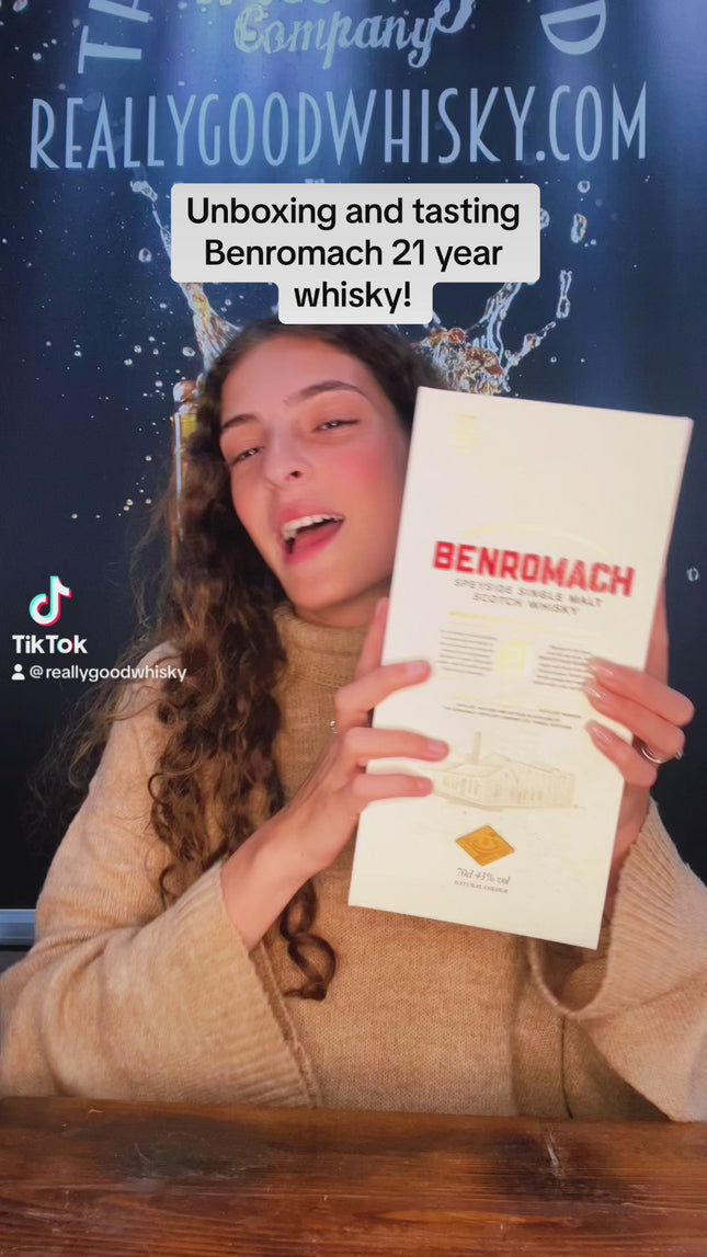 Benromach 21 Year Old Single Malt Scotch Whisky - 70cl 43%